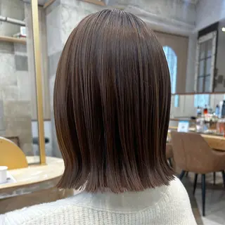 ショート 艶カラー/ボブ /似合わせ/田口愛那のヘアスタイル