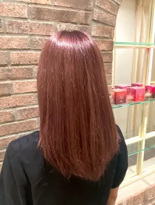 ミディアム カラー 🌷BASSA池袋 🌷ミネモモ🍑🤍のヘアスタイル
