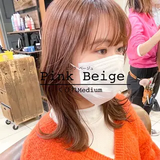 ミディアム カラー ✨カラー支持No.1 🧸ワキ カナコ🧸のヘアスタイル