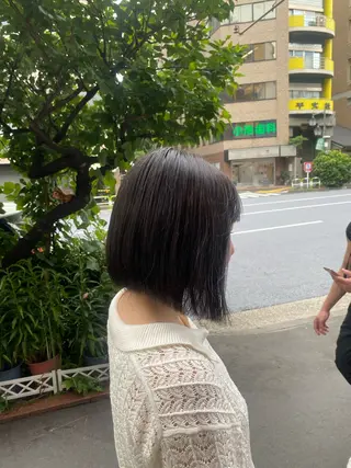 ショート カラー ヘアアレンジ 🌱エシカル🌱 松原大将のヘアスタイル