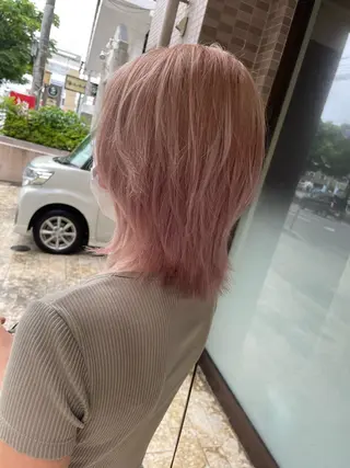 ショート andKおもろまち店 艶ダブルカラー✨のヘアスタイル