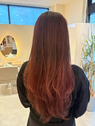 ロング カラー レイヤー/透明感/髪 質改善/メンズ/佐藤のヘアスタイル