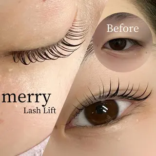マツエク・マツパ merry Lash Liftのマツエク・マツパデザイン