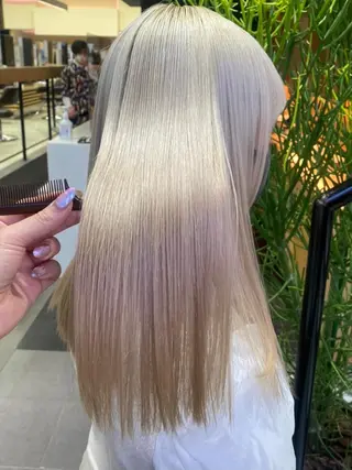 ロング カラー 【 ﾈｲﾘｽﾄ&ｱｲ ﾘｽﾄ】キヨカのネイルデザイン