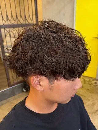 ミディアム メンズカットパーマ /岐阜/yudaiのヘアスタイル