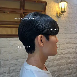 パーマ メンズパーマ✨️/ 縮毛カラー🫧あきはのヘアスタイル