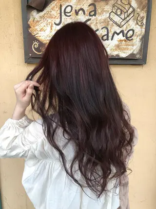 ミディアム カラー 刀根 亮馬のヘアスタイル