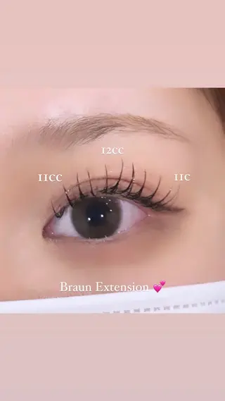 マツエク・マツパ EYELA MANAMI 💞のマツエク・マツパデザイン