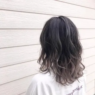 セミロング カラー RUBEUS【ルベウス】所属・✨艶々カラー🎨 杉本賢人のヘアスタイル