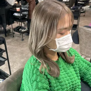 ミディアム カラー kaho/ 透明感カラー🫧のヘアスタイル