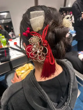 ロング 永澤 一輝のヘアスタイル