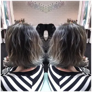 ショート カラー ヘアアレンジ Kimura Shinyaのヘアスタイル