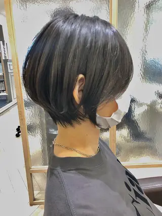 ショート ショート・ボブ🍎 ナカノユウキのヘアスタイル