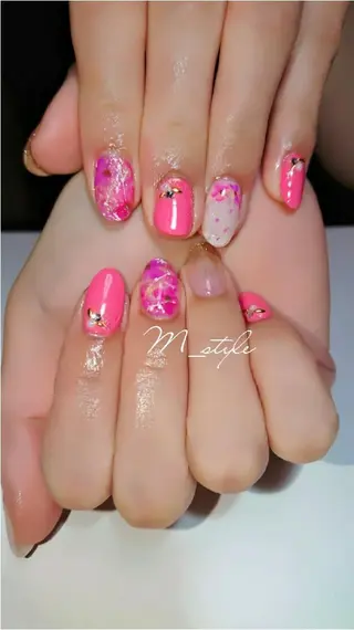 ネイル 下妻市ﾈｲﾙｻﾛﾝ M_styleのネイルデザイン