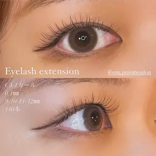 マツエク・マツパ private salon SOU所属・ﾄｰﾀﾙｾﾗﾋﾟｽﾄ MANAのマツエク・マツパデザイン