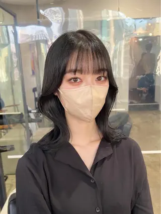 ミディアム 【韓国風くびれヘア】 joule小木曽輝のヘアスタイル