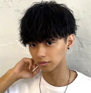 ショート 佐々木 楽人のヘアスタイル