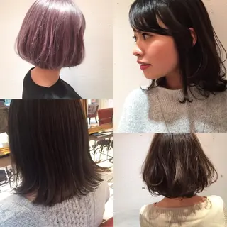 ミディアム THE DAY所属・AKI HASHIMOTOのヘアスタイル