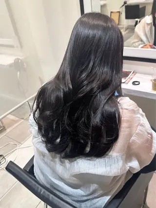 ロング カラー 巻ける縮毛矯正/艶 カラーchika🩵のヘアスタイル