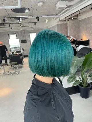 ミディアム カラー ALLEN hair 京橋店のヘアスタイル