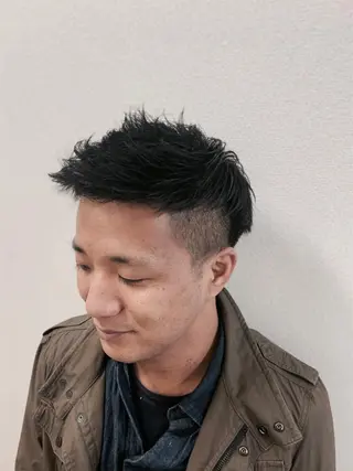 ショート メンズ HIROGINZA ヒロ銀座 青山所属・マツオ リュウホウ🐉のヘアスタイル