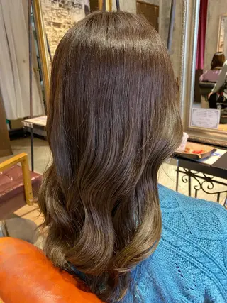 ロング カラー ヘアアレンジ MODE K’s川西 瀧尻光のヘアスタイル