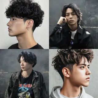 パーマ メンズ 水戸内原🐜 メンズ郡司裕紀のヘアスタイル