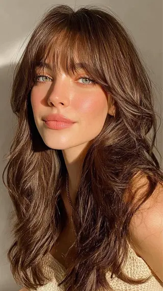 ロング レイヤーカット\ウル フ　chinatsuのヘアスタイル