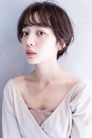 ショート カラー パーマ 💘透明感カラー💘 沖本 将宏のヘアスタイル