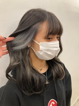 ミディアム MiRI💜地毛級 エクステ✖似合わせ技のヘアスタイル