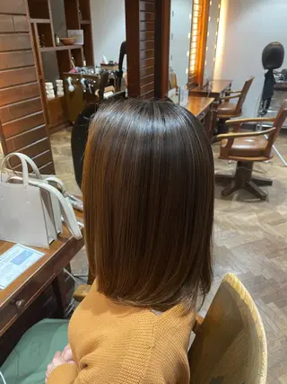 ミディアム stylist YUTOのヘアスタイル