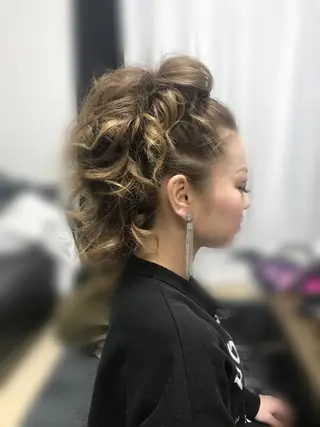 セミロング ヘアアレンジ BINERVA所属・BINERVA nail salonのネイルデザイン