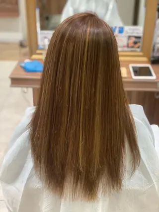 ロング カラー 💎大人ハイライト 💎上杉一也💎のヘアスタイル