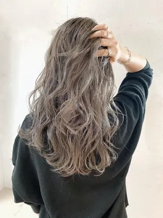 セミロング カラー ヘアアレンジ WATARU🔥／ 外国人風ハイライトのヘアスタイル