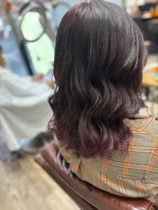 ミディアム カラー HAIR MAKE Avalon 橋本店所属・💎白髪染めも対応 🙆👌山本明菜のヘアスタイル
