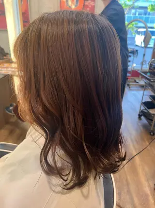 セミロング カラー 🌻井上 マリー🌻のヘアスタイル