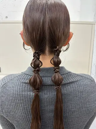 ロング カラー MUKU所属・MUKU ひかるのヘアスタイル