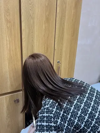 ミディアム 透明感/ベージュ /kazui🐈のヘアスタイル