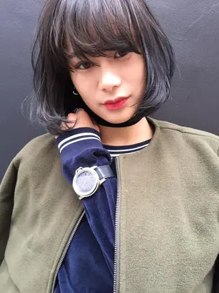 ショート ミディアム セミロング ロング カラー パーマ ヘアアレンジ メンズ キッズ ネイル マツエク・マツパ 韓国風×透明感カラー 髪質改善オタベシンヤのヘアスタイル