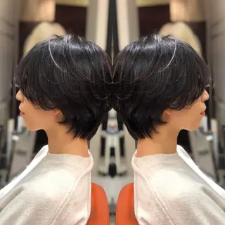 ショート Y Uのヘアスタイル
