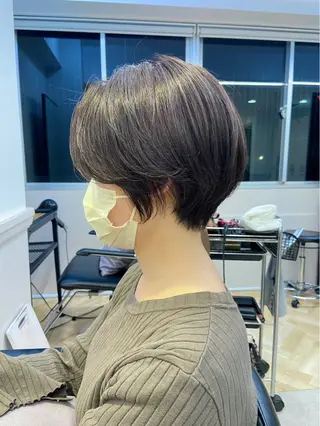 ショート ボブカット/ 尾崎龍聖のヘアスタイル