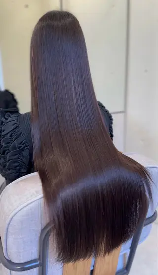 ロング カラー GO TODAYシェアサロン原宿Leap店所属・髪質改善 レイヤー ボブ Naoyaのヘアスタイル