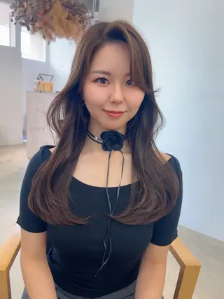 ロング vince. moekoのヘアスタイル