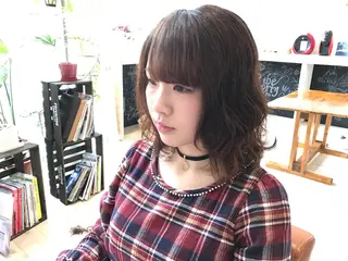 ミディアム パーマ メンズ指名多数!! SiLO 田島のヘアスタイル