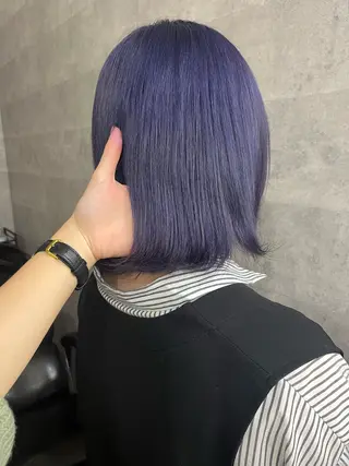 セミロング 韓国風透明感カラー 💎YUI💎のヘアスタイル