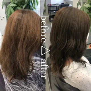 セミロング 🌼渋谷韓国レイヤー 桑尾幸奈🌼のヘアスタイル