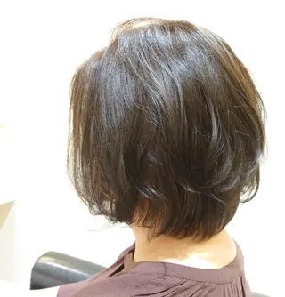 ショート パーマ こせき えみのヘアスタイル