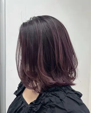 ミディアム カラー レイヤーカット💖 Kaedeのヘアスタイル