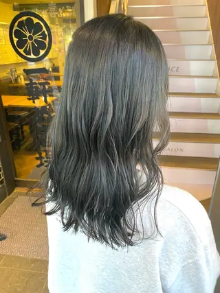 ミディアム カラー ヘアアレンジ 村上 ゆういのヘアスタイル