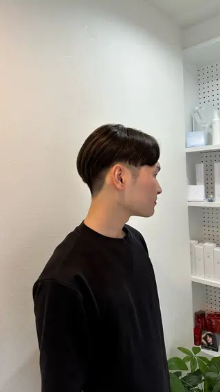 ショート カラー メンズ enrichミヤモト ヒロヤのヘアスタイル